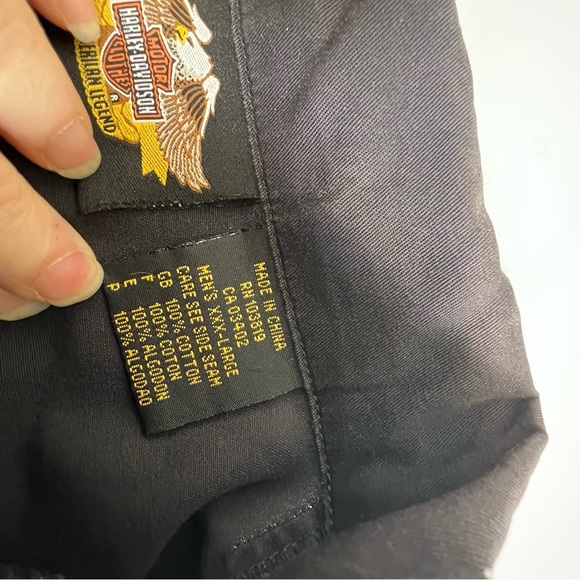 Harley-Davidson Vintage Men's Shop Shirt in a 3XL - Picture 7 of 10
